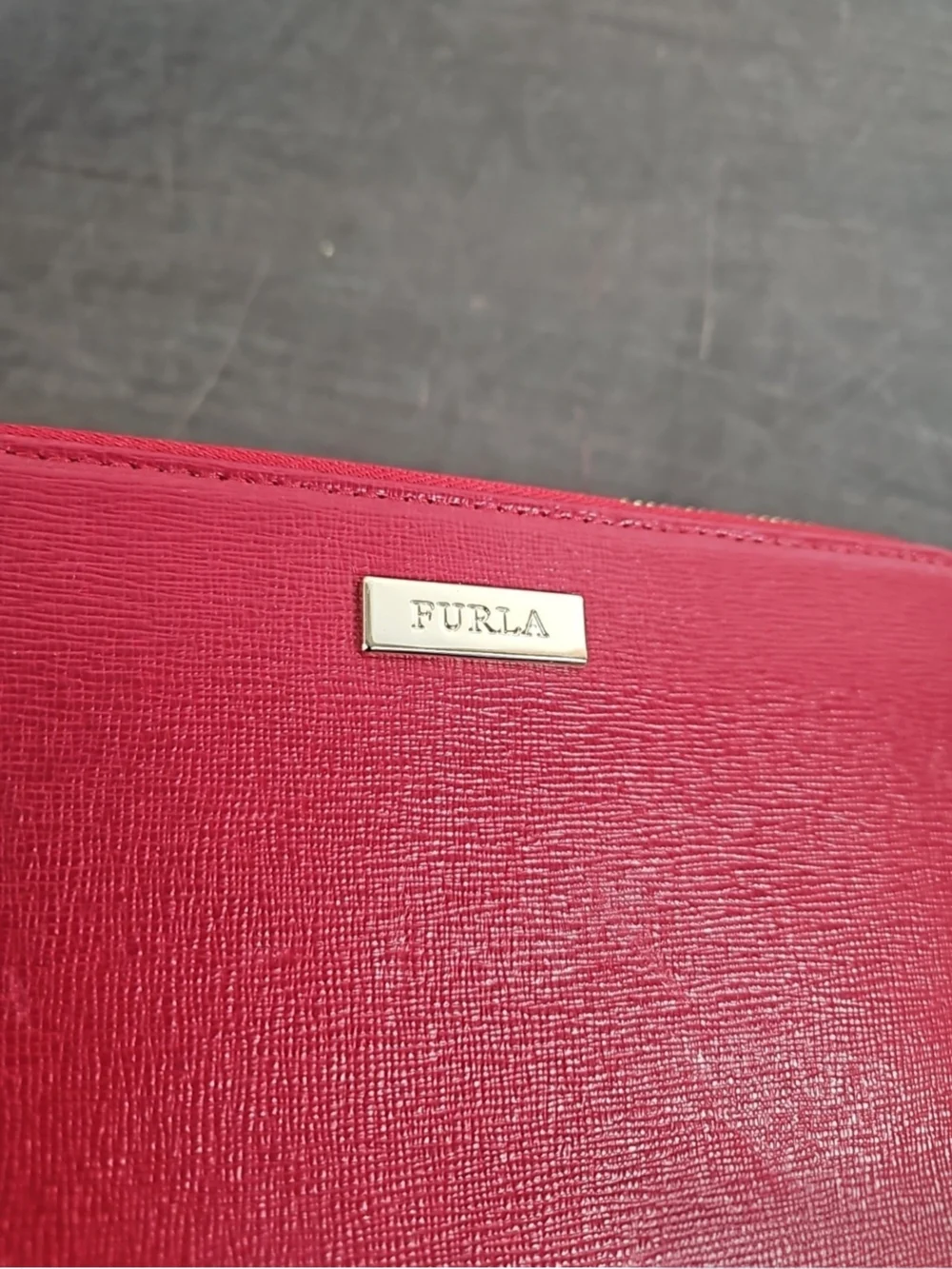 Furla Red Zip Wallet